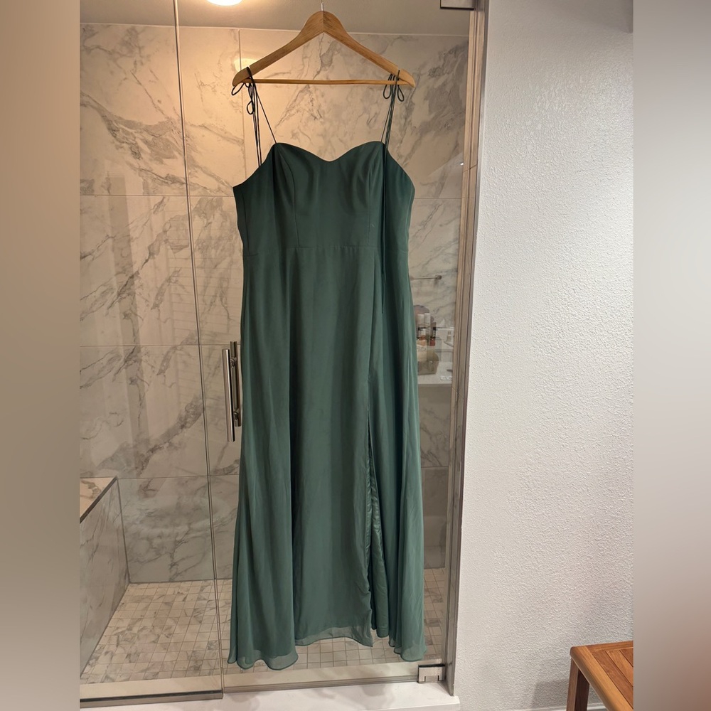 Azazie Rosey Eucalyptus Bridesmaid Dress